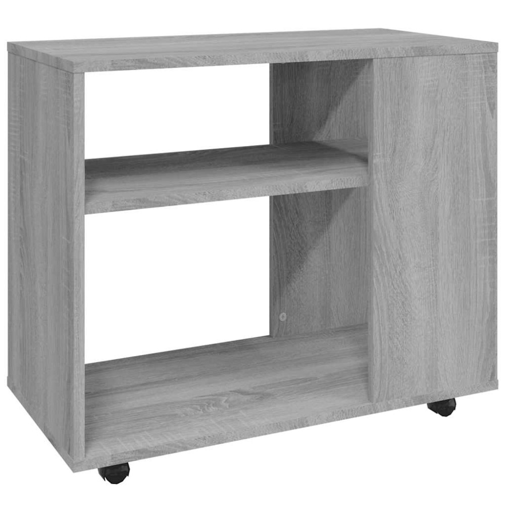 vidaXL Τραπέζι Βοηθητικό Γκρι Sonoma 70x35x60,5 εκ. Επεξεργασμένο Ξύλο