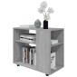 vidaXL Τραπέζι Βοηθητικό Γκρι Sonoma 70x35x55 εκ. Επεξεργασμένο Ξύλο
