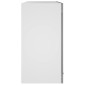 vidaXL Κρεμαστό Ντουλάπι Γυάλινο Γκρι Sonoma 60x31x60 εκ. Επεξ. Ξύλο