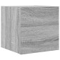vidaXL Έπιπλο Τηλεόρασης Επιτοίχιο Γκρι Sonoma 30,5 x 30 x 30 εκ.