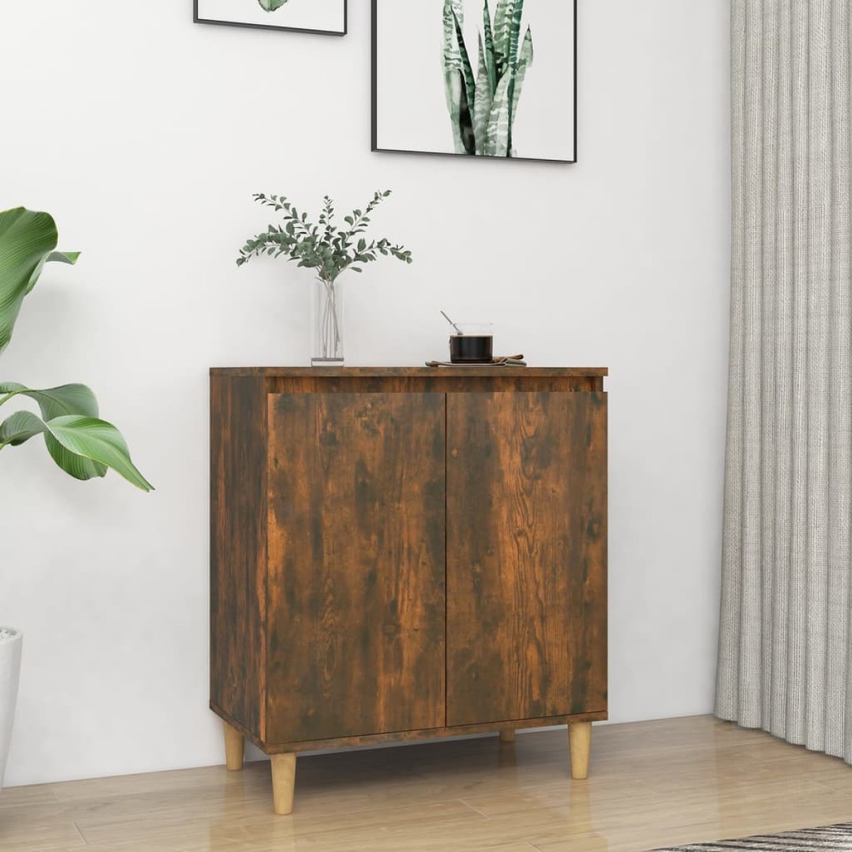 vidaXL Ντουλάπι Καπνιστή Δρυς 60 x 35 x 70 εκ. Επεξεργασμένο Ξύλο