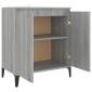 vidaXL Ντουλάπι Γκρι Sonoma 60 x 35 x 70 εκ. από Επεξεργασμένο Ξύλο