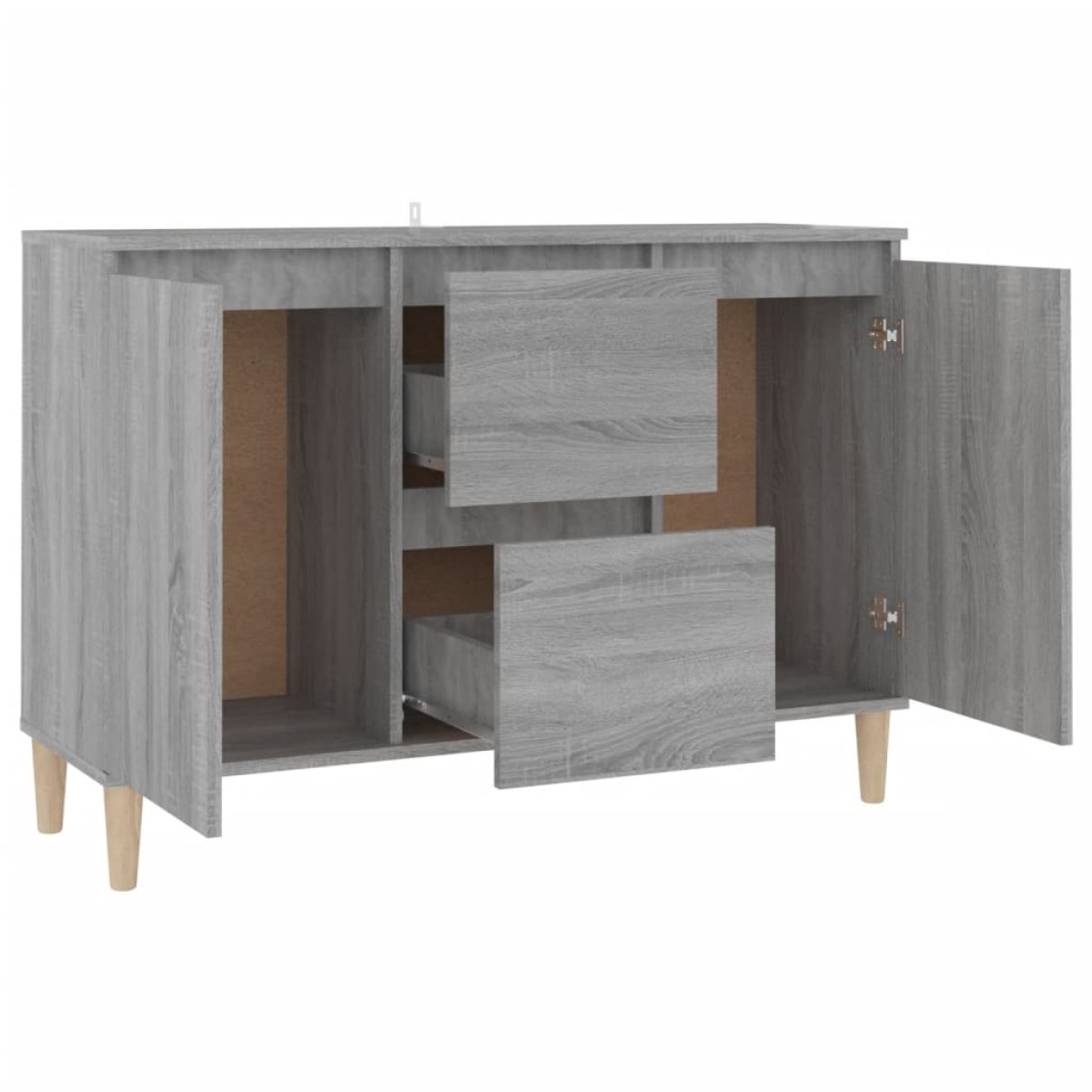 vidaXL Μπουφές Γκρι Sonoma 103,5x35x70 εκ. από Επεξεργασμένο Ξύλο