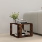 vidaXL Τραπεζάκι Σαλονιού Καπνιστή Δρυς 40x40x30 εκ Επεξεργασμένο Ξύλο