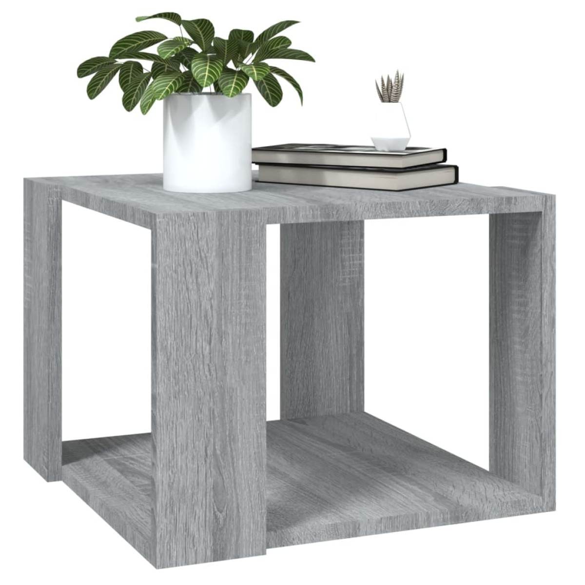vidaXL Τραπεζάκι Σαλονιού Γκρι Sonoma 40x40x30 εκ. Επεξεργασμένο Ξύλο