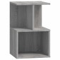 vidaXL Κομοδίνα 2 Τεμ. Γκρι Sonoma 35x35x55 εκ. από Επεξεργασμένο Ξύλο
