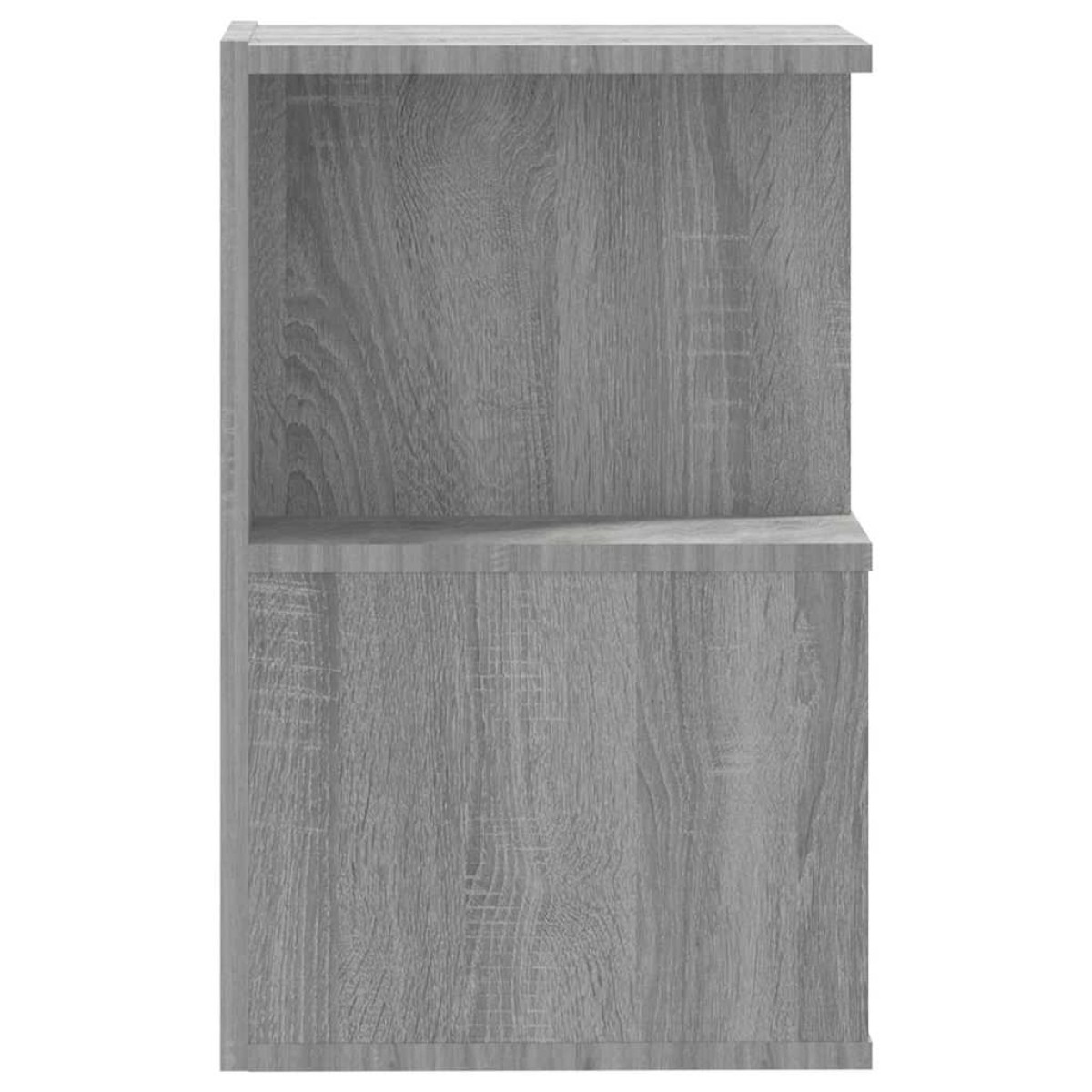 vidaXL Κομοδίνα 2 Τεμ. Γκρι Sonoma 35x35x55 εκ. από Επεξεργασμένο Ξύλο