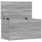 vidaXL Μπαούλο Αποθήκευσης Γκρι Sonoma 84x42x46 εκ. Επεξεργασμένο Ξύλο