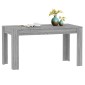 vidaXL Τραπεζαρία Γκρι Sonoma 140 x 74,5 x 76 εκ. Επεξεργασμένο Ξύλο