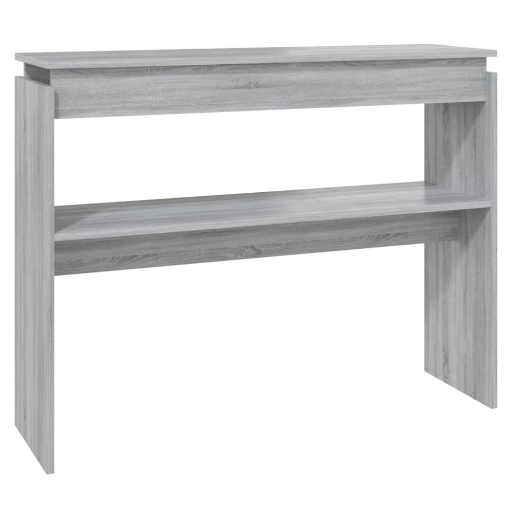 vidaXL Τραπέζι Κονσόλα Γκρι Sonoma 102x30x80 εκ. Επεξεργασμένο Ξύλο