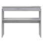 vidaXL Τραπέζι Κονσόλα Γκρι Sonoma 102x30x80 εκ. Επεξεργασμένο Ξύλο