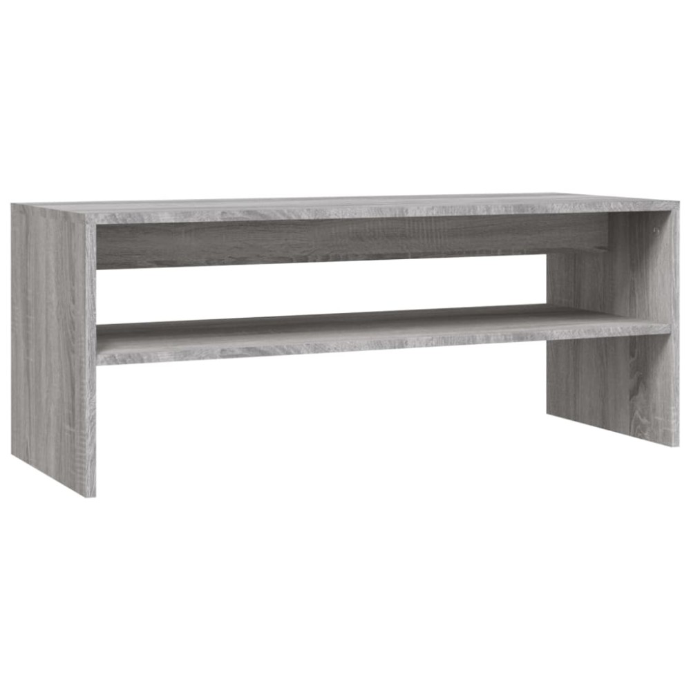 vidaXL Τραπεζάκι Σαλονιού Γκρι Sonoma 100x40x40 εκ. Επεξεργασμένο Ξύλο