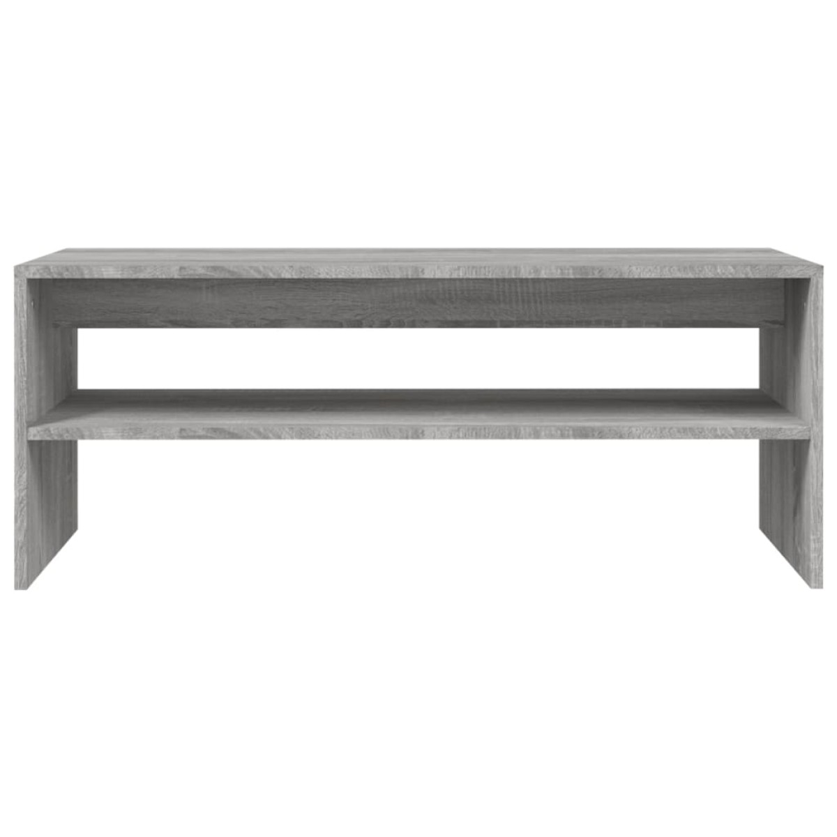vidaXL Τραπεζάκι Σαλονιού Γκρι Sonoma 100x40x40 εκ. Επεξεργασμένο Ξύλο