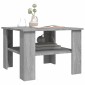 vidaXL Τραπεζάκι Σαλονιού Γκρι Sonoma 60x60x42 εκ. Επεξεργασμένο Ξύλο