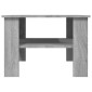 vidaXL Τραπεζάκι Σαλονιού Γκρι Sonoma 60x60x42 εκ. Επεξεργασμένο Ξύλο