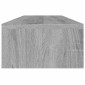 vidaXL Βάση Οθόνης Γκρι Sonoma 100x24x13 εκ. από Επεξεργασμένο Ξύλο