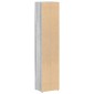 vidaXL Ντουλάπια CD 2 τεμ. Γκρι Sonoma 21x16x93,5 εκ. Επεξεργ. Ξύλο