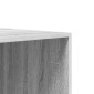 vidaXL Ντουλάπα Γκρι Sonoma 100x50x200 εκ. από Επεξεργασμένο Ξύλο