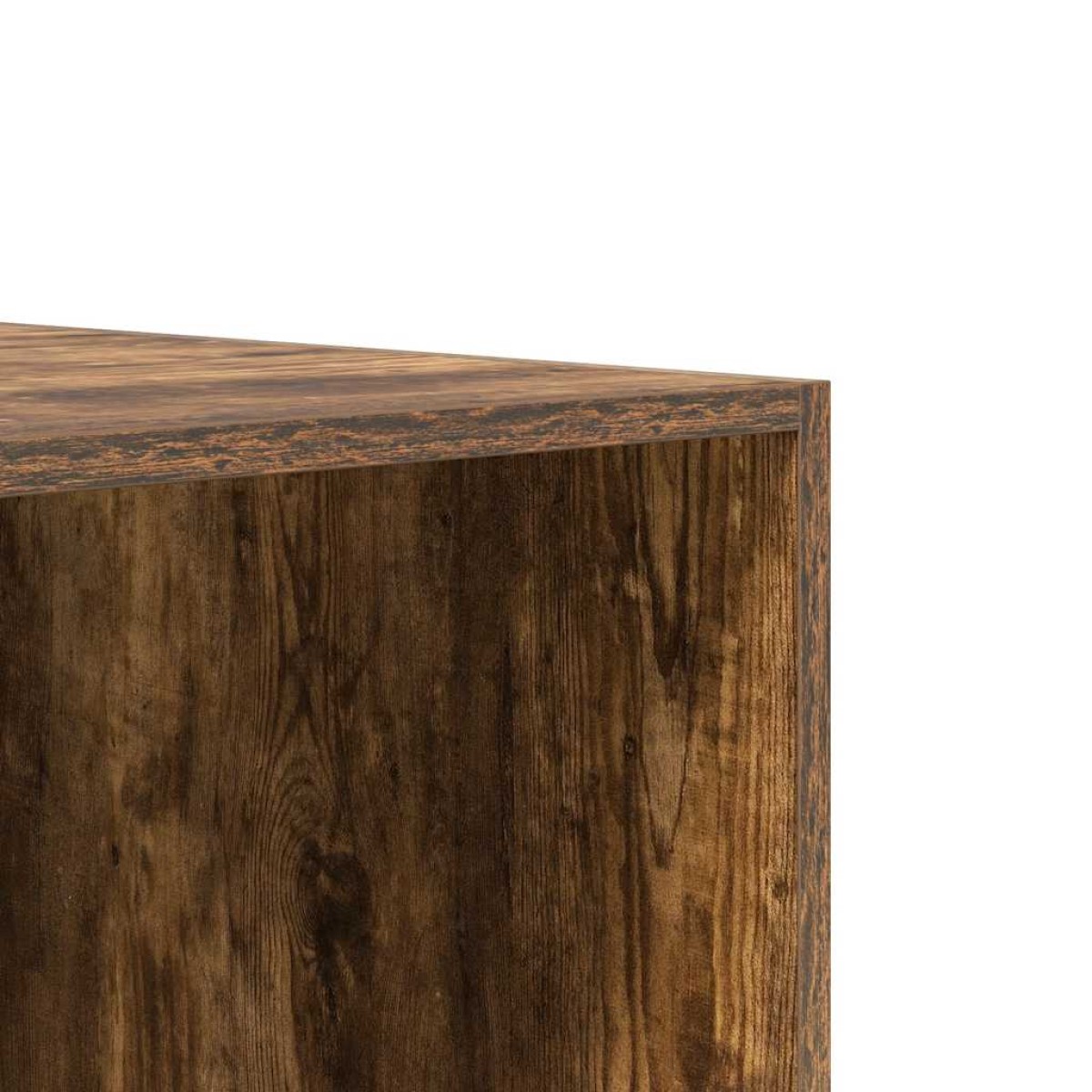vidaXL Ντουλάπα με Συρτάρια Καπνιστή Δρυς 50x50x200 εκ. Επεξεργ. Ξύλο