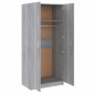 vidaXL Ντουλάπα Γκρι Sonoma 80 x 52 x 180 εκ. από Επεξεργασμένο Ξύλο