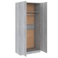 vidaXL Ντουλάπα Γκρι Sonoma 90 x 52 x 200 εκ. από Επεξεργασμένο Ξύλο