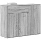 vidaXL Ντουλάπι Γκρι Sonoma 88x30x70 εκ. από Επεξεργασμένο Ξύλο