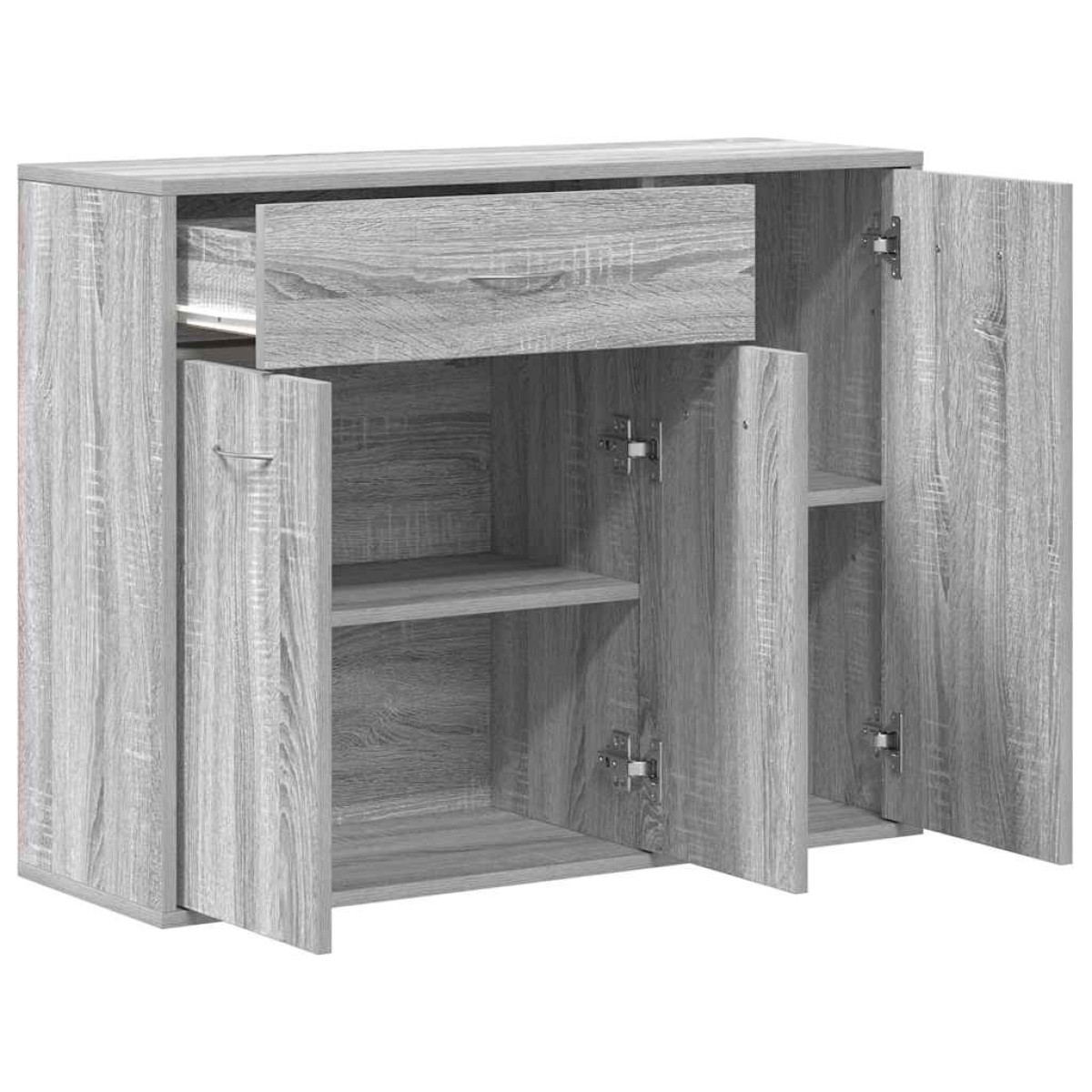 vidaXL Ντουλάπι Γκρι Sonoma 88x30x70 εκ. από Επεξεργασμένο Ξύλο