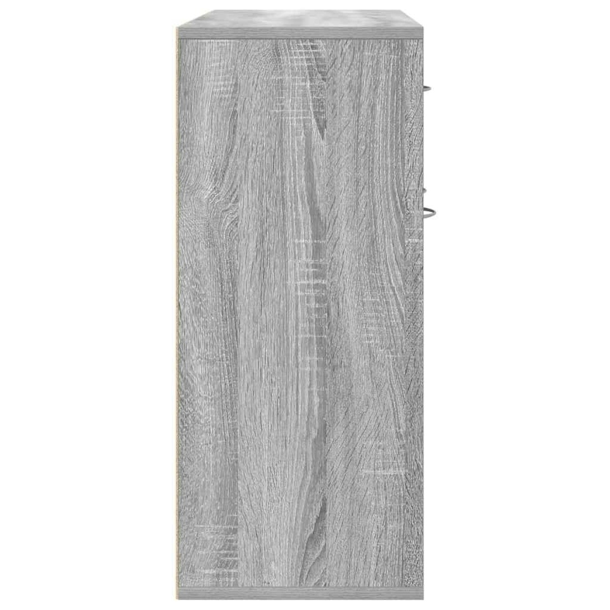 vidaXL Ντουλάπι Γκρι Sonoma 88x30x70 εκ. από Επεξεργασμένο Ξύλο