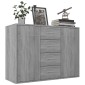 vidaXL Ντουλάπι Γκρι Sonoma 88x30x65 εκ. από Επεξεργασμένο Ξύλο
