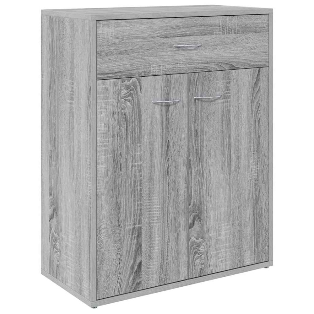 vidaXL Ντουλάπι Γκρι Sonoma 60x30x75 εκ. από Επεξεργασμένο Ξύλο