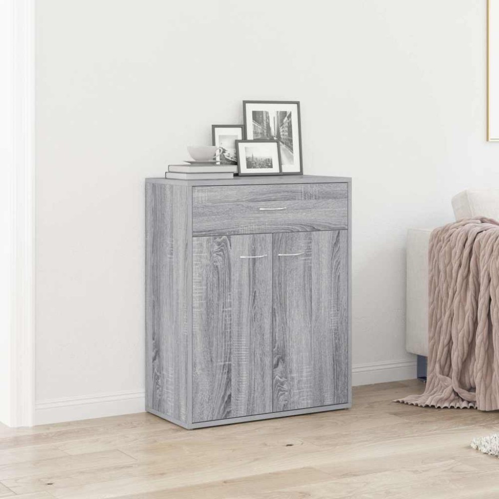 vidaXL Ντουλάπι Γκρι Sonoma 60x30x75 εκ. από Επεξεργασμένο Ξύλο