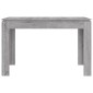 vidaXL Τραπεζαρία Γκρι Sonoma 120 x 60 x 76 εκ. από Επεξεργασμένο Ξύλο
