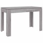 vidaXL Τραπεζαρία Γκρι Sonoma 120 x 60 x 76 εκ. από Επεξεργασμένο Ξύλο
