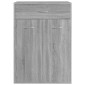 vidaXL Παπουτσοθήκη Γκρι Sonoma 60x35x84 εκ. από Επεξεργασμένο Ξύλο