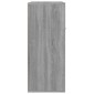 vidaXL Παπουτσοθήκη Γκρι Sonoma 60x35x84 εκ. από Επεξεργασμένο Ξύλο