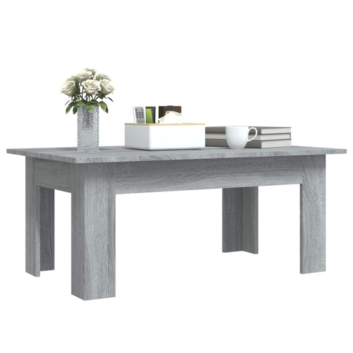 vidaXL Τραπεζάκι Σαλονιού Γκρι Sonoma 100x60x42 εκ. Επεξεργασμένο Ξύλο