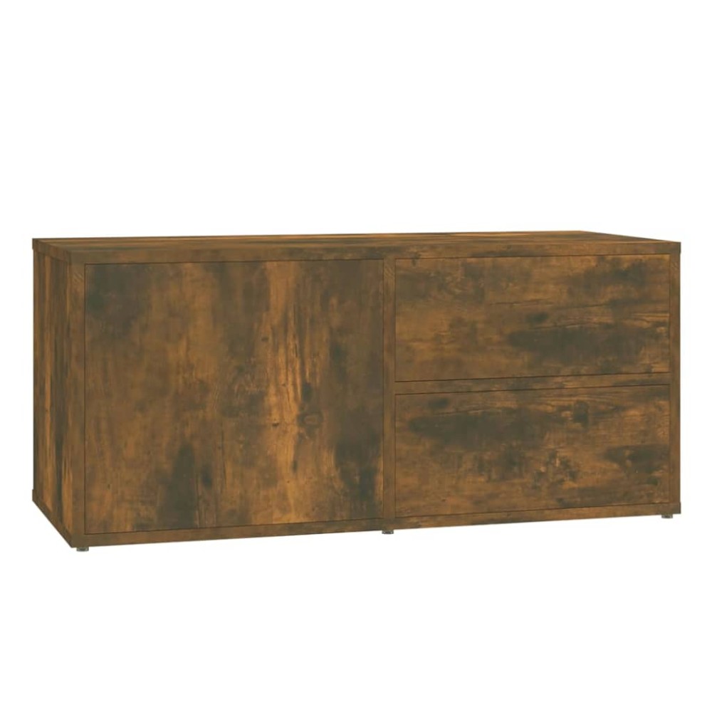 vidaXL Έπιπλο Τηλεόρασης Καπνιστή Δρυς 80 x 34 x 36 εκ. Επεξ. Ξύλο