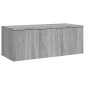 vidaXL Έπιπλο Τηλεόρασης Γκρι Sonoma 80x34x30 εκ. από Επεξεργ. Ξύλο