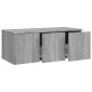 vidaXL Έπιπλο Τηλεόρασης Γκρι Sonoma 80x34x30 εκ. από Επεξεργ. Ξύλο