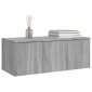 vidaXL Έπιπλο Τηλεόρασης Γκρι Sonoma 80x34x30 εκ. από Επεξεργ. Ξύλο