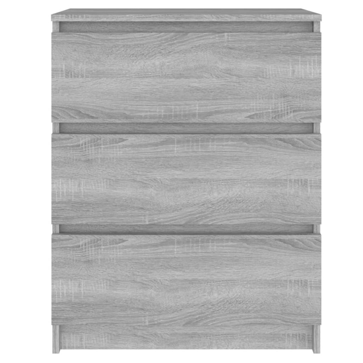 vidaXL Συρταριέρα Γκρι Sonoma 60 x 35 x 76 εκ. από Επεξεργασμένο Ξύλο