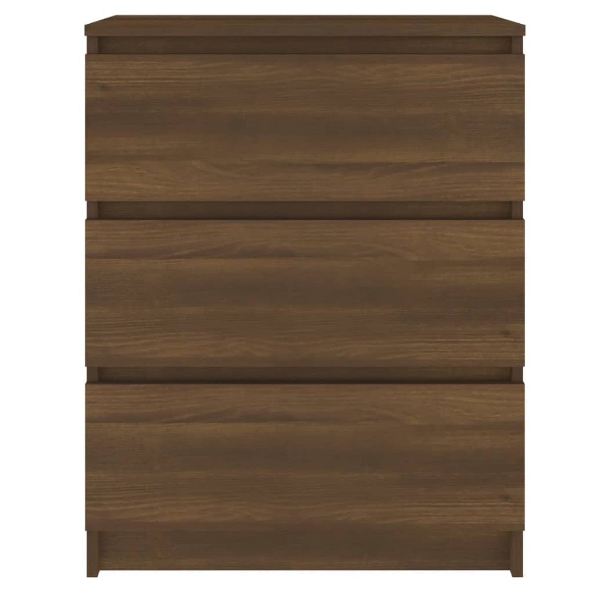 vidaXL Συρταριέρα Καφέ Δρυς 60 x 35 x 76 εκ. Επεξεργασμένο Ξύλο