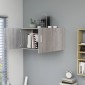 vidaXL Ντουλάπι Τοίχου Γκρι Sonoma 80 x 39 x 40 εκ. από Επεξεργ. Ξύλο