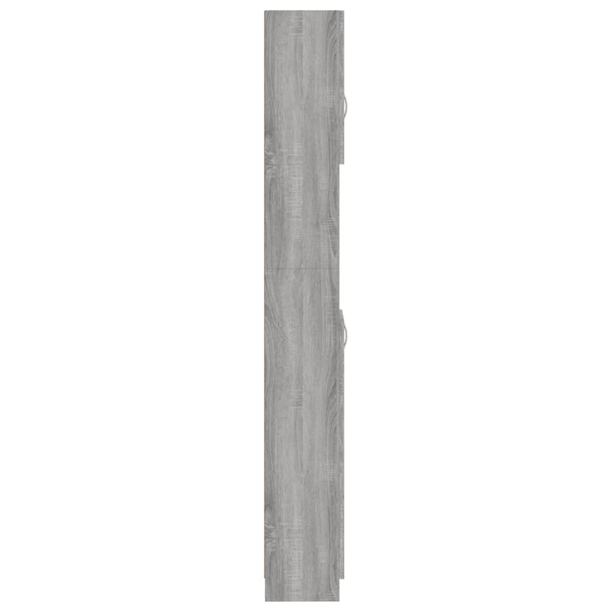 vidaXL Ντουλάπι Μπάνιου Γκρι Sonoma 32x25,5x190 εκ. Επεξεργασμένο Ξύλο