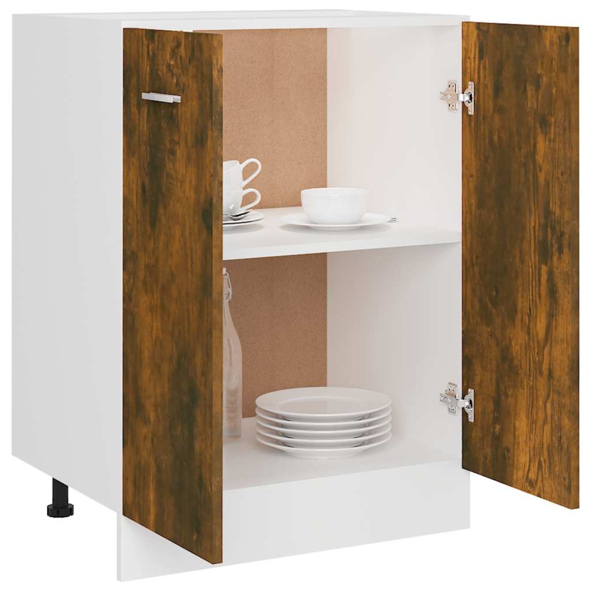 vidaXL Ντουλάπι Καπνιστή Δρυς 60x46x81,5 εκ. από Επεξεργασμένο Ξύλο