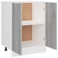 vidaXL Ντουλάπι Γκρι Sonoma 60 x 46 x 81,5 εκ. από Επεξεργασμένο Ξύλο