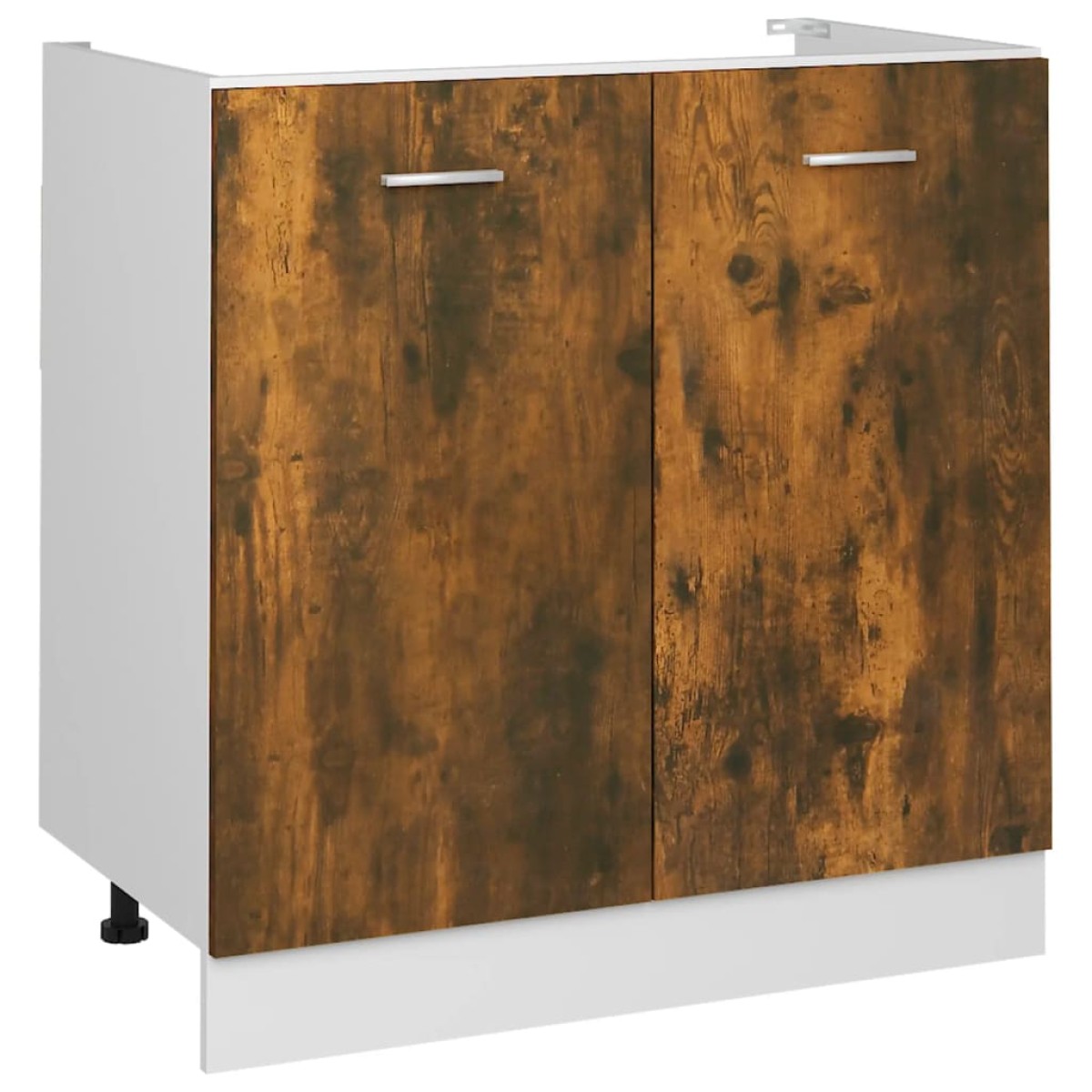 vidaXL Ντουλάπι Νεροχύτη Καπνιστή Δρυς 80x46x81,5 εκ. Επεξεργ. Ξύλο