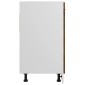 vidaXL Ντουλάπι Νεροχύτη Καπνιστή Δρυς 80x46x81,5 εκ. Επεξεργ. Ξύλο