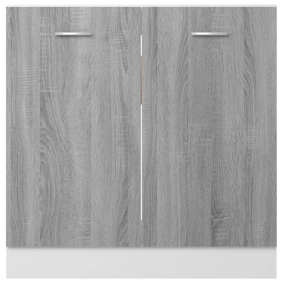 vidaXL Ντουλάπι Νιπτήρα Γκρι Sonoma 80x46x81,5 εκ. Επεξεργασμένο Ξύλο