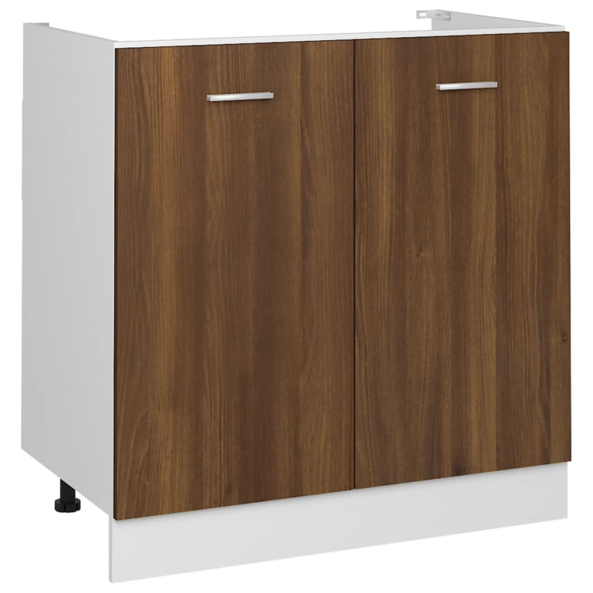 vidaXL Ντουλάπι Νιπτήρα Καφέ Δρυς 80x46x81,5 εκ. Επεξεργασμένο Ξύλο
